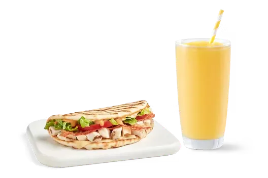 SMOOTHIE AND A FLATBREAD