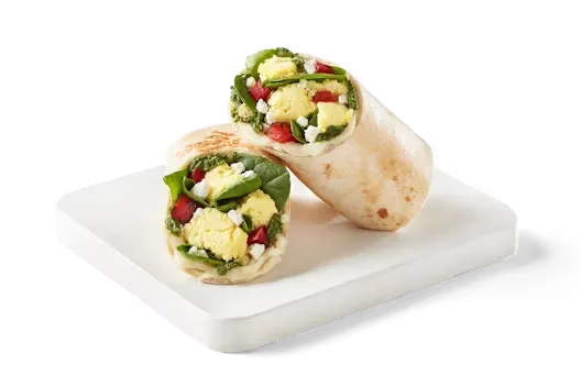 tropil smoothie SPINACH FETA & PESTO WRAP