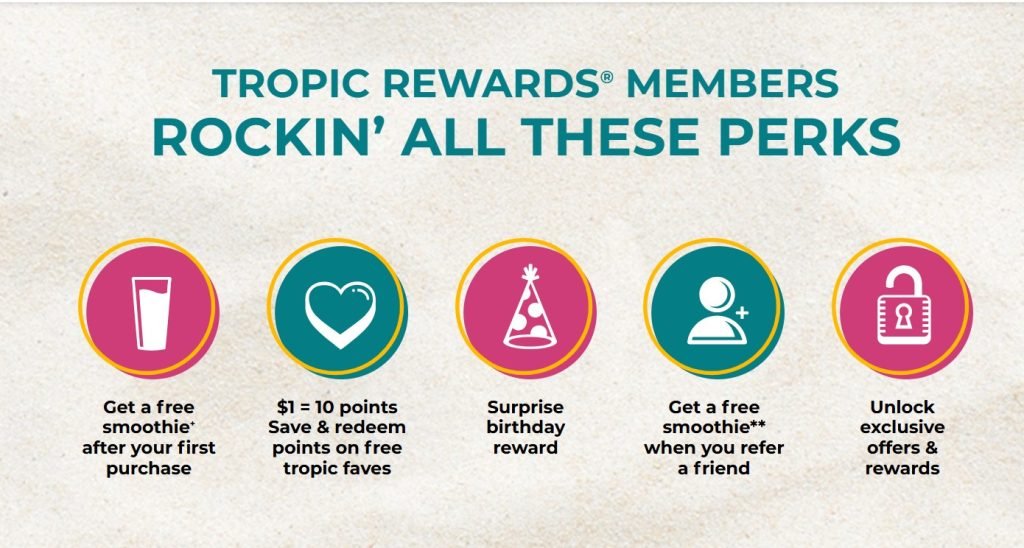 Tropical Smoothie Cafe Rewards